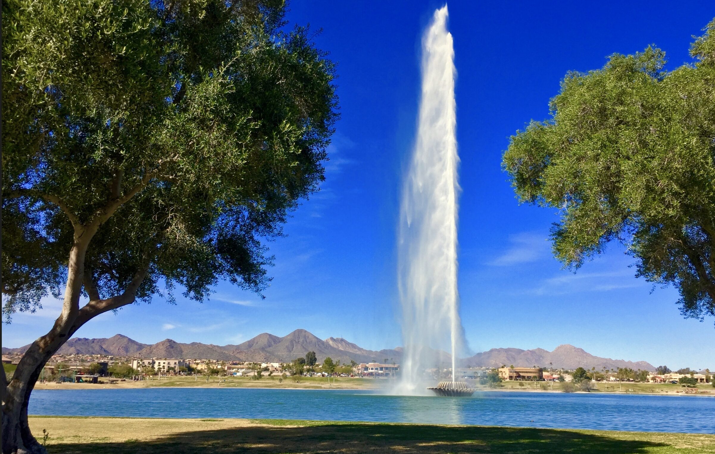 Fountain Spouting Fountain Hills Arizona USA